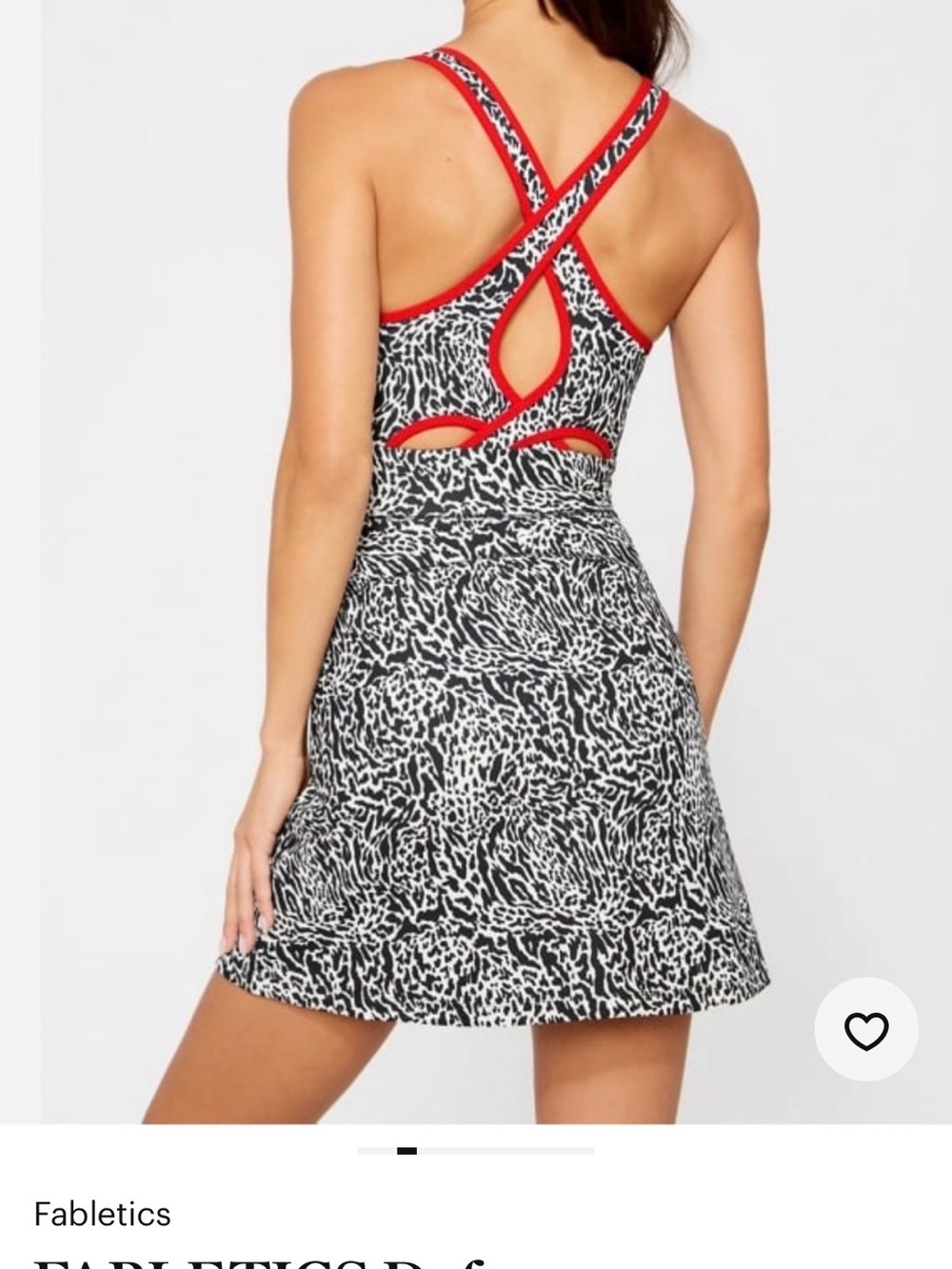 Fabletics Define Performance Dress Mini NWOT. Small